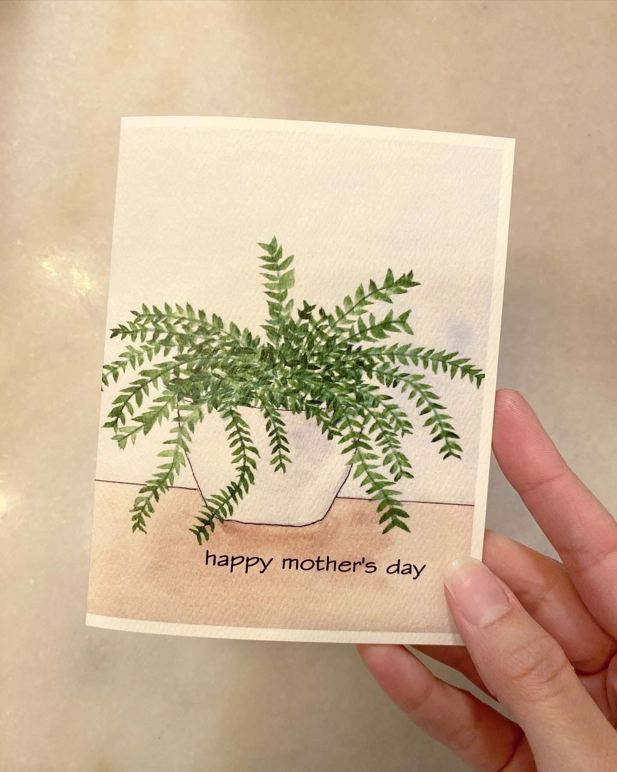 Happy Mother’s Day Fern Card