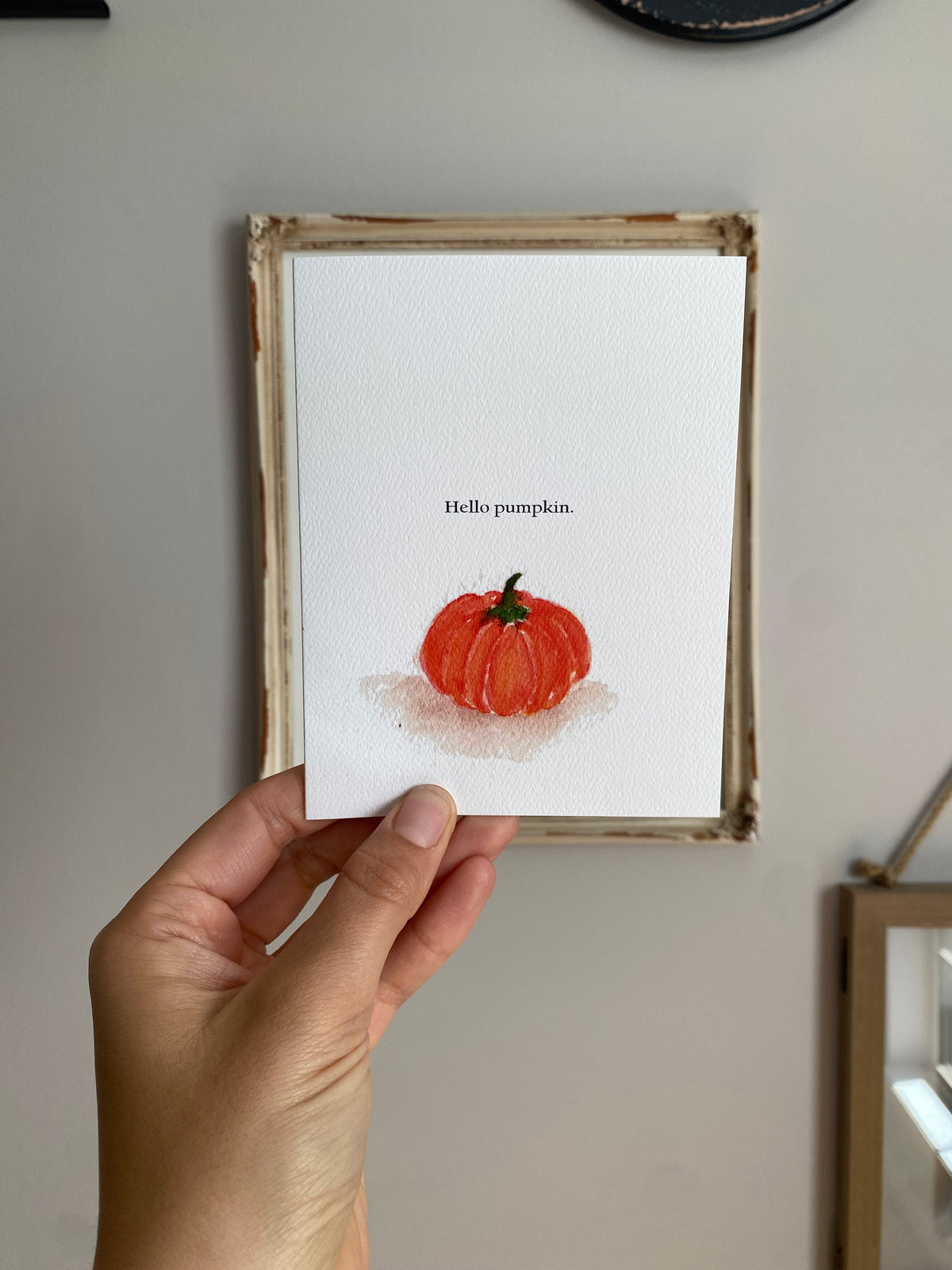 Hello Pumpkin Card