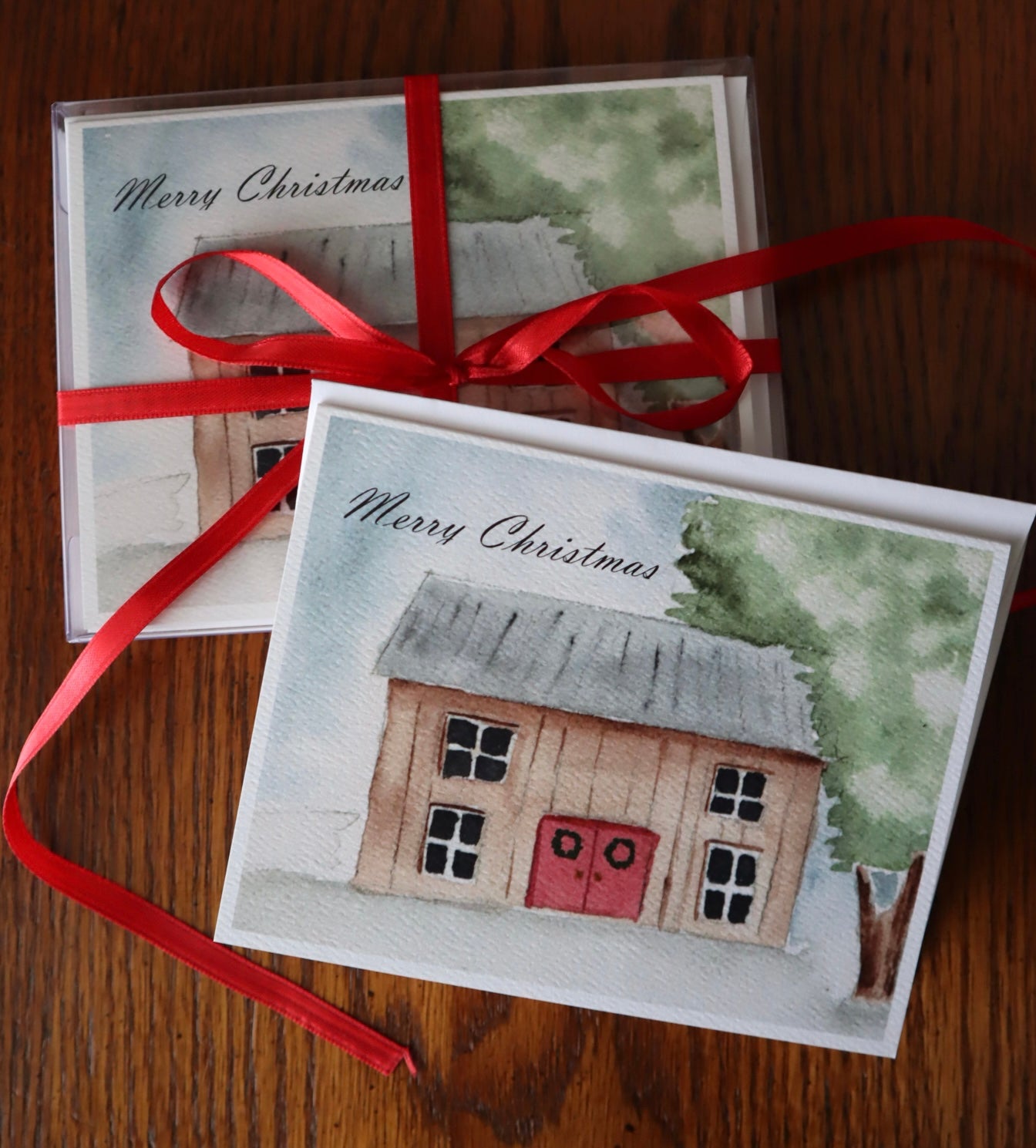 Cozy Cabin Christmas Card (Pack of 5)