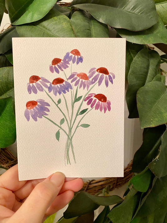 Purple Daisies (pack of 5)