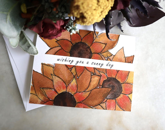 Wishing You a Sunny Day Notecard